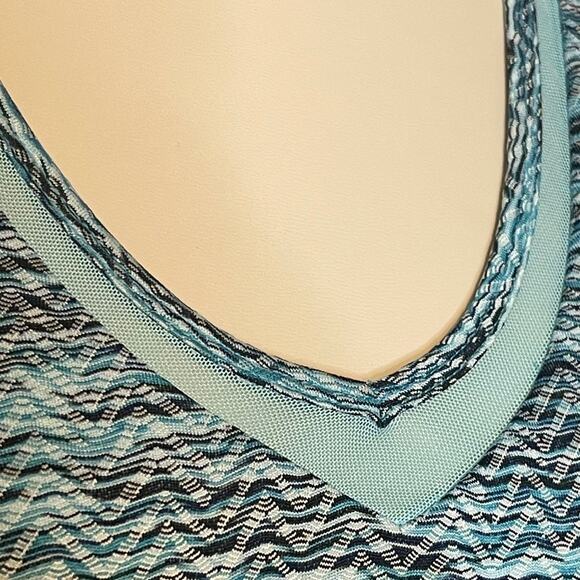 MPG Large Dress Mesh Active Racerback Golf Tennis Blue Pickleball Pockets Vented - Picture 4 of 12